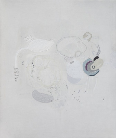 轮廓,130x110cm,布面丙烯，2013
