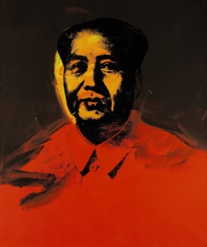 安迪•沃霍尔，《毛》，布面油画，127×106.6cm，1973，图片来源：Sotheby's
