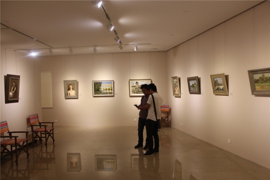 杨飞云个展现场
