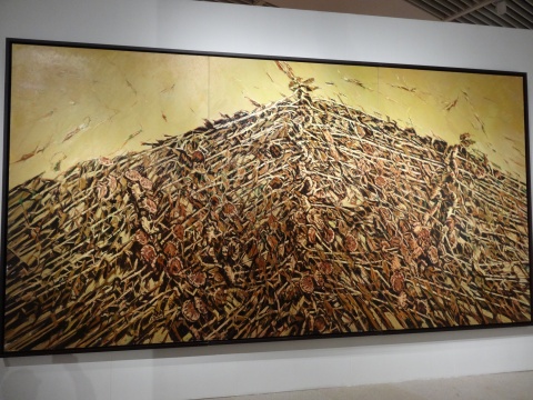 《东方葵－金塔》 2.8mx5.4m 布面油画 2014
