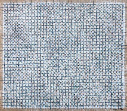 Lot0165 丁乙《十示96-9》140x161cm 1996  估价：150-200万
