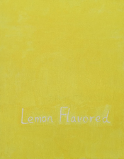 何翔宇 《Lemon Flavoved》 27.9×35.6cm 布面油画 2014
