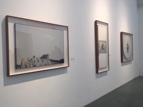 刘政昕作品展览现场
