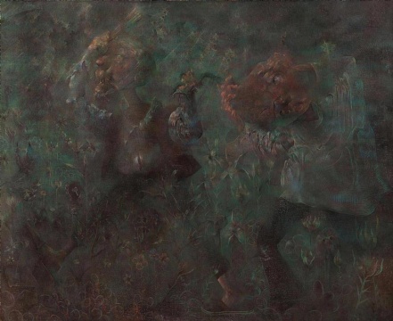 Lot 260  邱炯炯《学徒》 170 x 210 cm 油彩画布  2006  估价：18-26万港元
