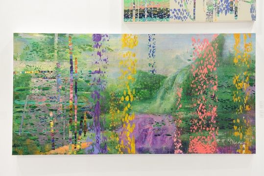 张彬 《被消费后的本土风景》  100×200cm  布面丙烯 2015   b.1985  毕业于天津美术学院油画系
