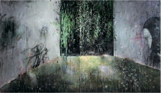 Lot 4185   韦嘉  《通往隐忧之地I》 220×190cm×2   布面油画   2009  成交价：86万元  由上海藏家竞得
