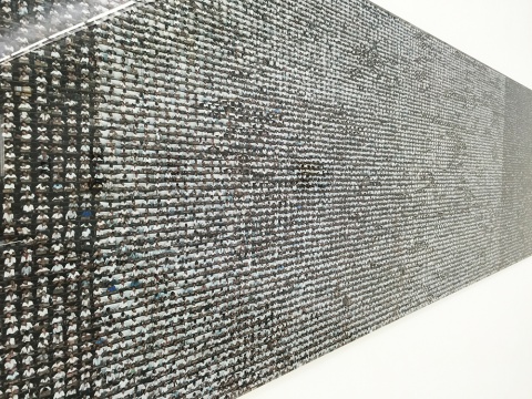 王国锋 《朝鲜 2013 No.4》 300 × 68 cm    数字微喷    2013
