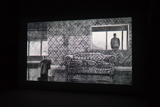 Hans Op De Beeck (Belgium 比利时) 的影像作品《默演》其作品包括雕塑、装置、录像作品、摄影、动画、素描、绘画和写作（短篇故事）, 追求以一种最有效的方式呈现概念和思想，艺术创作广泛的在国际上进行展出。(曾在常青画廊举办过个展)