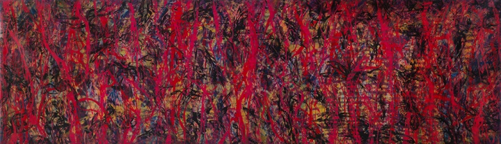 黄致阳 《Zoon-密视 No.1028》 475 ×140cm 综合材料 2010 程昕东国际当代艺术中心
