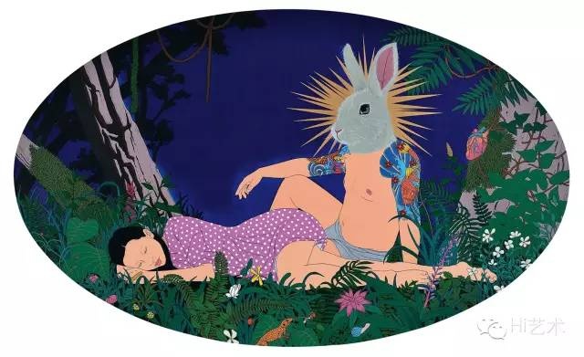 Lot228 陈飞《仲夏夜》 120×200cm布面丙烯 2012  估价：60至80万港元
