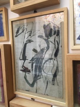 “这是我1993年刚开始学画画时候画的第一张画”
