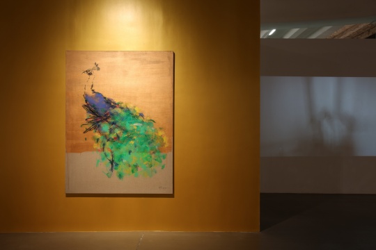 《孔雀》 200×150cm 布面丙烯 2015
