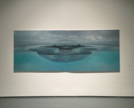 宋琨  《净土风景》  140×360cm  布面油画   2015
