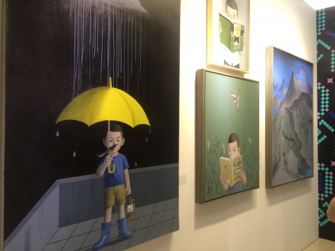 艺术家程诚一作品展览现场
