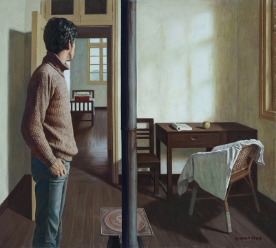 
袁庆一《春天来了》 170×189cm 布面油画 1984
成交价：2127万元

