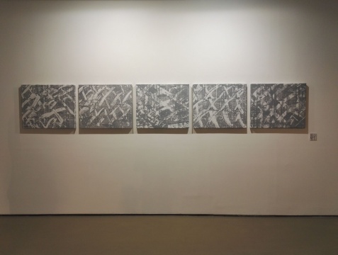 张帆《拉赫马尼诺夫Op.43第一部分》之三、四、五、六、七 73×60cm 2015—2016