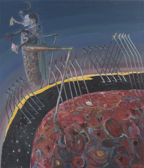 《天再旦》 175×150cm 布面油画 2005
