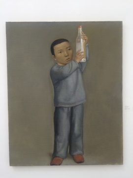 段建伟 《酒》 160×80cm 布面油画 2010