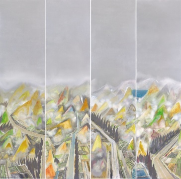 
Lot 366 黄宇兴 《少年期惊蛰（四条屏）》 180×45cm×4 布面油彩 2002

估价：20万-30万元

