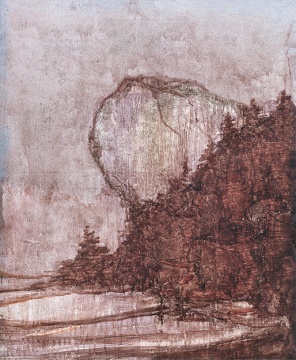  

Lot 333 王亚彬 《白石崖》 72×60cm 布面油彩 2014

估价：6万-8万元

 

唐丽莉：耐看，性价比高。中小尺幅作品里，王亚彬的格调和水平一直很好，价格始终不贵。

 

推荐作品二十二：钱佳华 《一和一》——这件作品很优雅，代表了艺术家的理性
