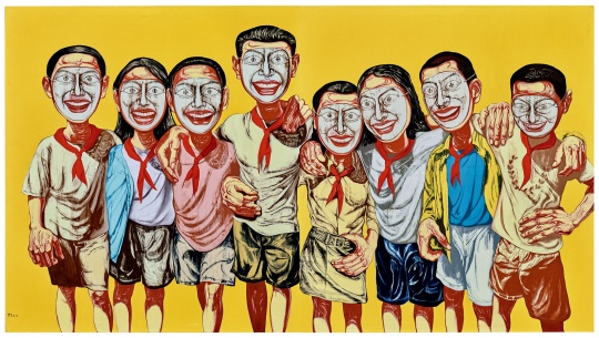 曾梵志 《面具系列 1996 No.6》 199 x 358.6 cm  油彩画布 1996

成交价：1.0502亿港元

 

 

值得一提的是，本专场的四件作品来自于保利澳门，分别是曾梵志的《面具系列1996 NO.6》、赵无极《06.02.74》、吴冠中《卧》、朱德群　《夏》。最终这四件作品全部成交。
