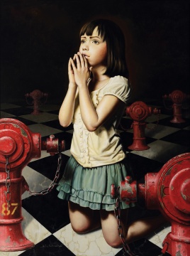 七户优 《少女的祈祷》  130×97cm 油彩画布 2012

估价：HKD700,000 - 1,000,000

 

 

为什么选择陈荫罴的“人物系列”？

 

 

除抽象画外，独具一格的人物系列创作是陈荫罴艺术生涯中的重要组成部分，如本次春拍中的《金黄麦穗》、《心生》、《先知》三件作品，来自于画家定居洛杉矶期间在水晶大教堂聆听礼拜的经历，鲜为国内藏家了解。陈荫罴以《圣经》为蓝本，创作出约250件宗教人物作品，亲自挑选并赠与教堂收藏。比起抽象绘画的理性重复，这一系列的每件作品都饱含着艺术家对人生宏大命题的理解与哲思，体现出超然而独立的精神信仰。
