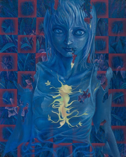 《丛林》 75×60cm 布面丙烯 2015
