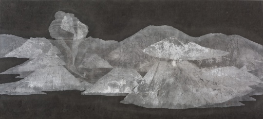 安晓彤 《山水》 100 × 220 cm 宣纸、水墨 2018
