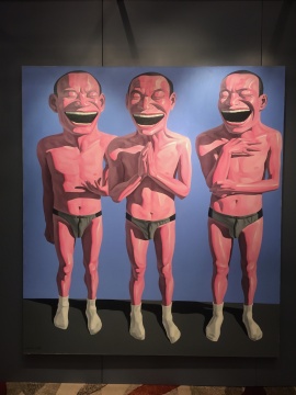 岳敏君 《无题》 210×230cm 油画画布 2013

估价：300万-500万港元
