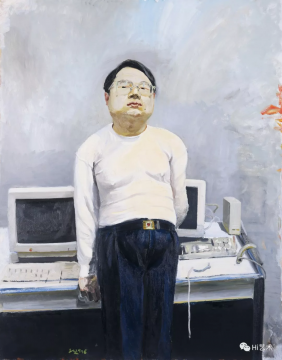 刘小东 《电脑领袖》230×180cm 布面油画 1996 

最高单价：4600万元

拍前估价待询，2019北京保利春拍
