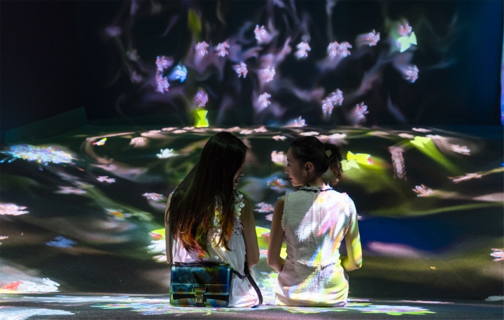 “teamLab：未来游乐园”德基美术馆展览现场
