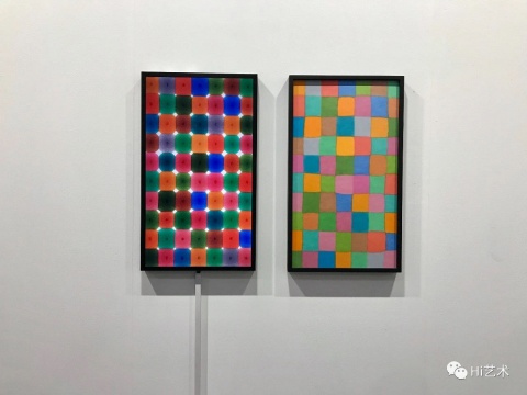 2018年的香港巴塞尔艺术展会，杨画廊参展亚洲视野带来董大为的作品，绘画和绘画的“纪实”影像一同展出
