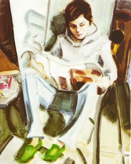 伊丽莎白·佩顿《自画像》EP Reading（Self-portrait）2005
