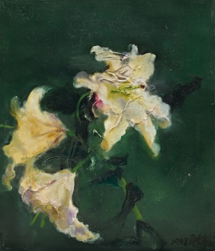 周春芽 《白百合》 52.7×45cm 布面油画 1998
229次出价  成交价：￥1,224,300
