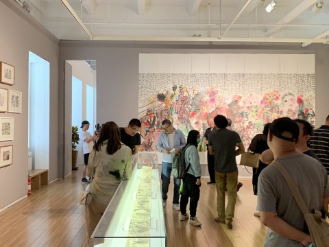 李津个展“心经”，玉兰堂展览现场
