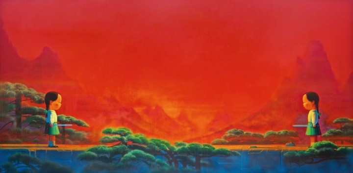 刘野《剑》 180×360cm 布面油画 2001-2002 

成交价：4268万港元

2013香港苏富比秋拍
