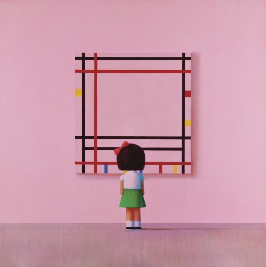 刘野 《小女孩在纽约》210×210cm 布面油画、亚克力彩 2006

成交价：1088万港元

2015苏富比香港秋拍
