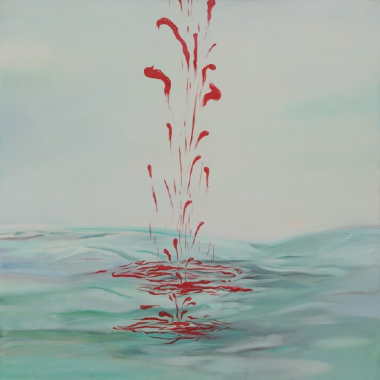 陈可《碧波》 100×100cm 布面油画 2004

 
