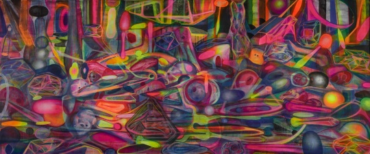 黄宇兴 （b.1975） 
《新世界》  
布面丙烯 
215×518 cm
2015-2016 


