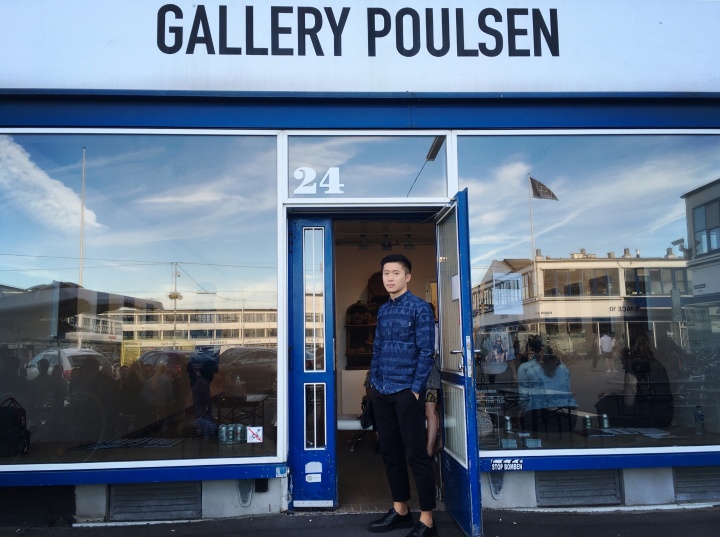 艺术家吴建楠在Gallery Poulsen
