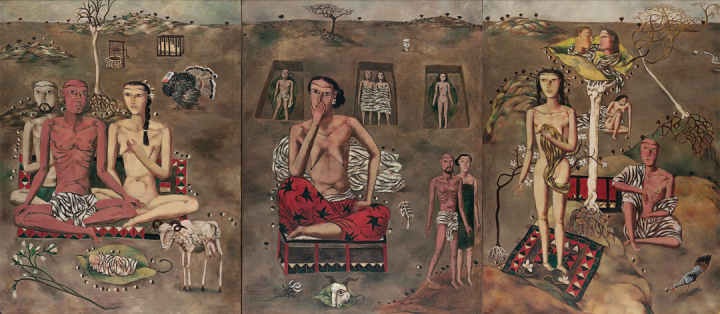 《生生息息之爱》 125×97.5cm 油画画布 1988
